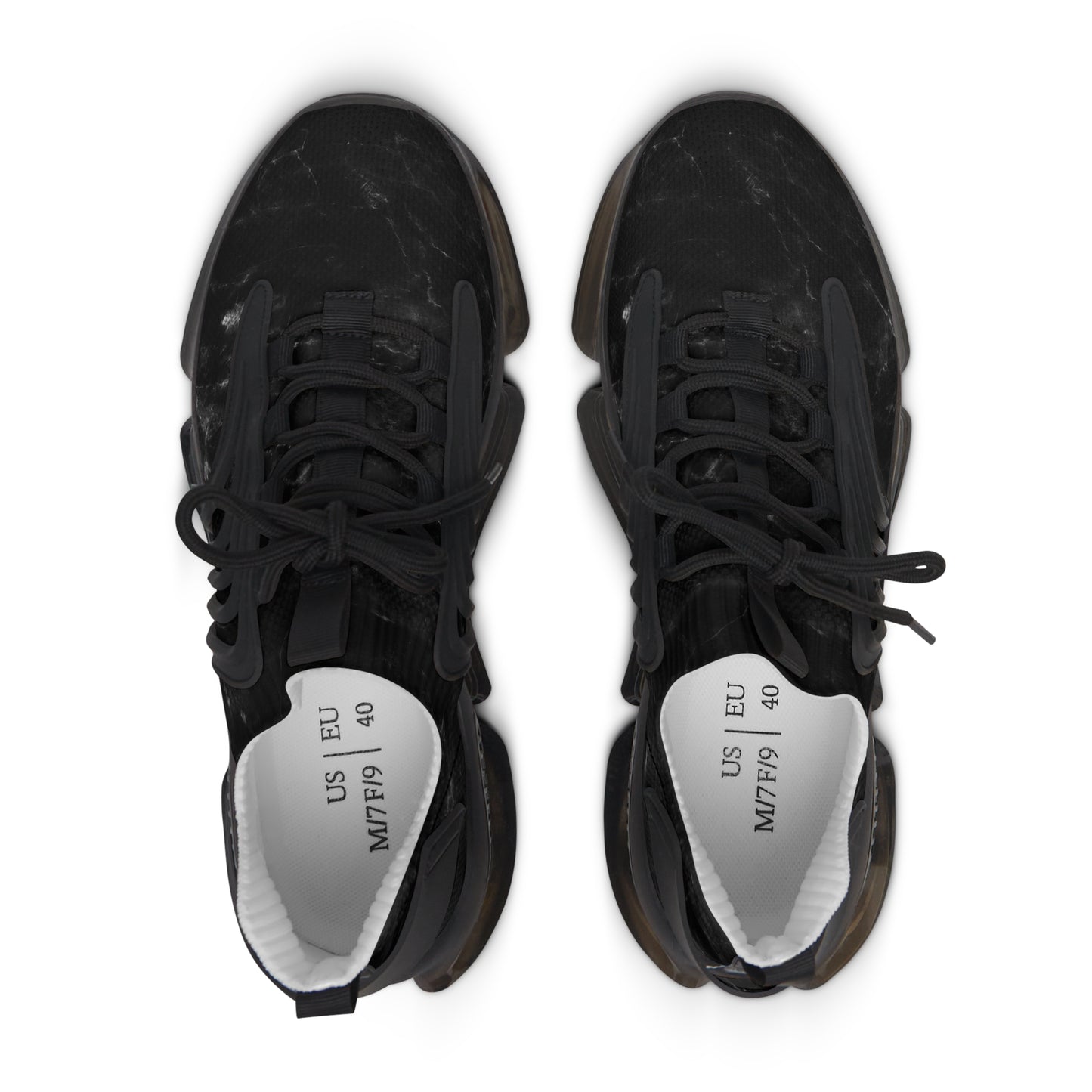 
                  
                    Trendy Black Women's Mesh Sneakers | Footwear with colorful soles
                  
                