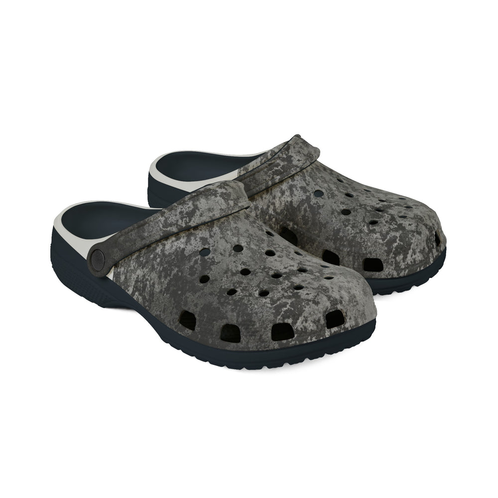 
                  
                    Distressed Grey EVA Foam Clogs  | Unique and Dazzling Footwear
                  
                