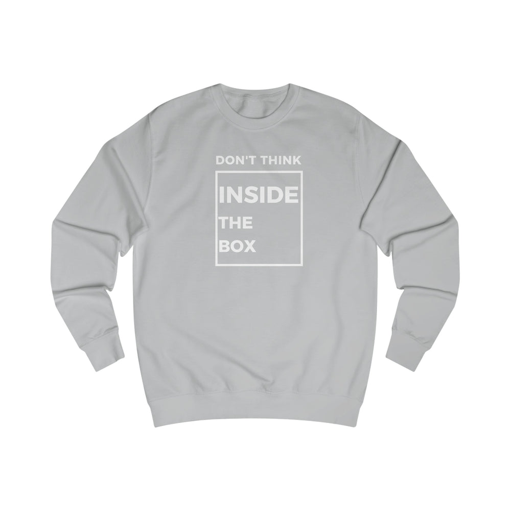 
                  
                    Grey Inside The Box Sweatshirt  | Inspiring Quote
                  
                