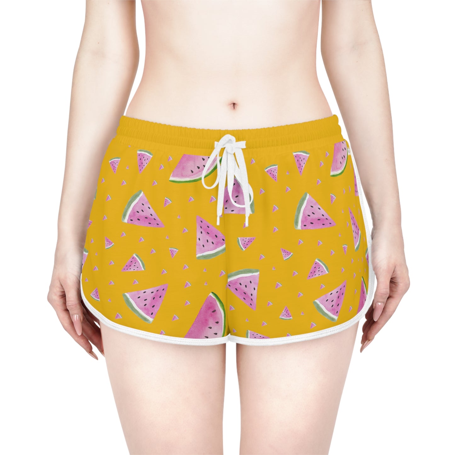 
                  
                    Yellow Watermelon Print Relaxed Shorts (AOP) | Funky Print
                  
                