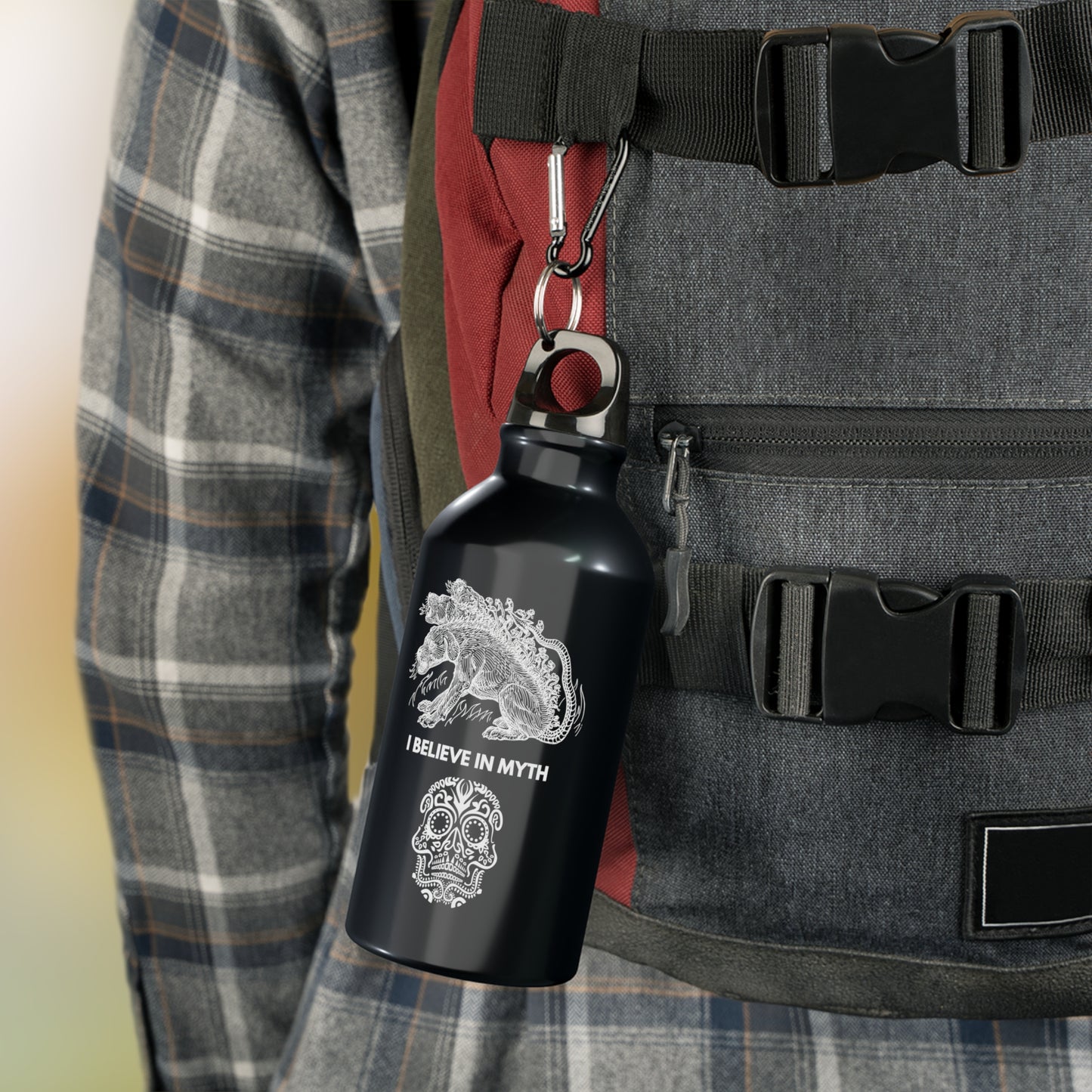 
                  
                    I Believe in Myth | Black Oregon Sport Bottle
                  
                