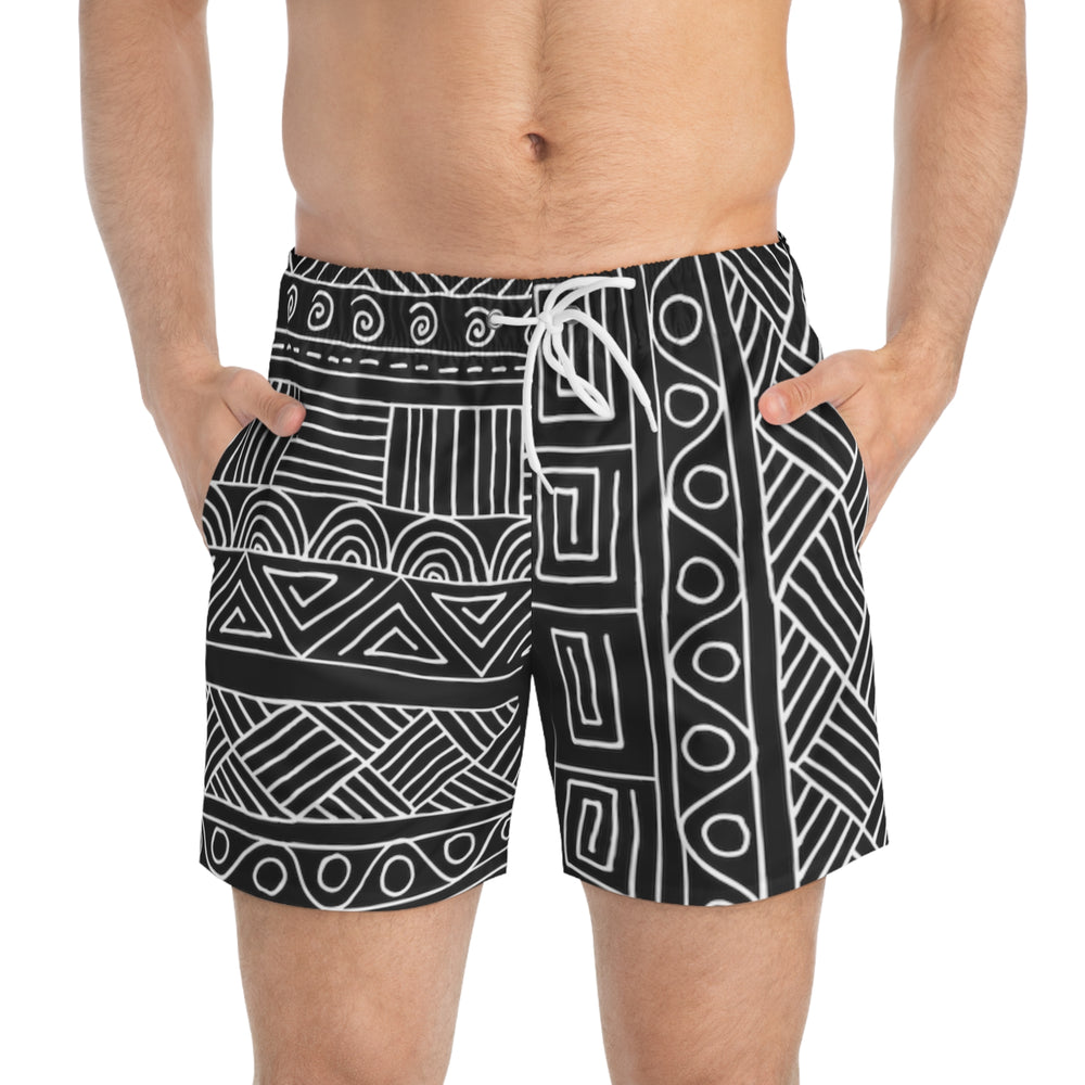 
                  
                    Dark Swim Trunks (AOP) | Stylish and Comfortable Swimwear
                  
                