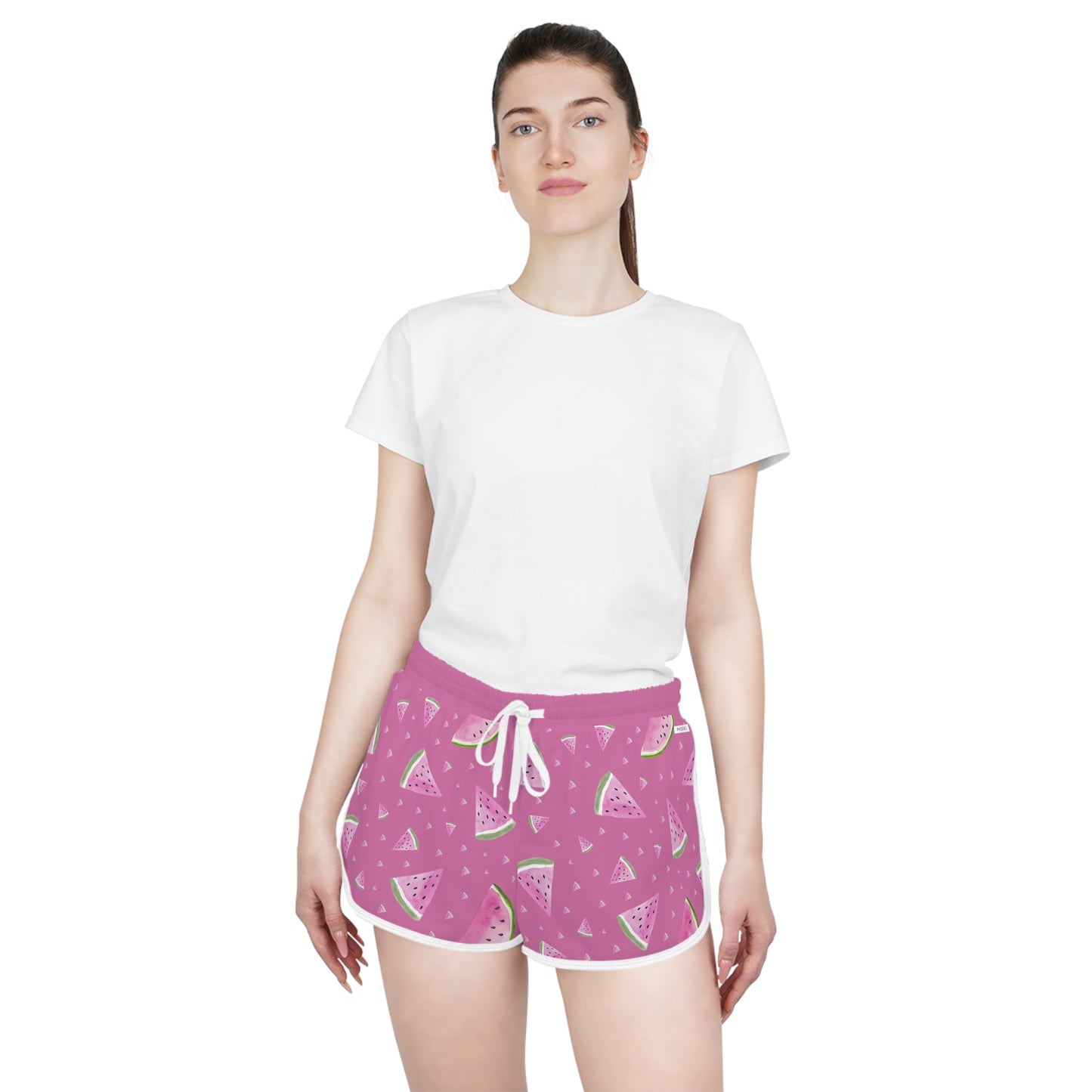 
                  
                    Pink Watermelon Relaxed Shorts (AOP) | Fun All-Over Print for Style
                  
                