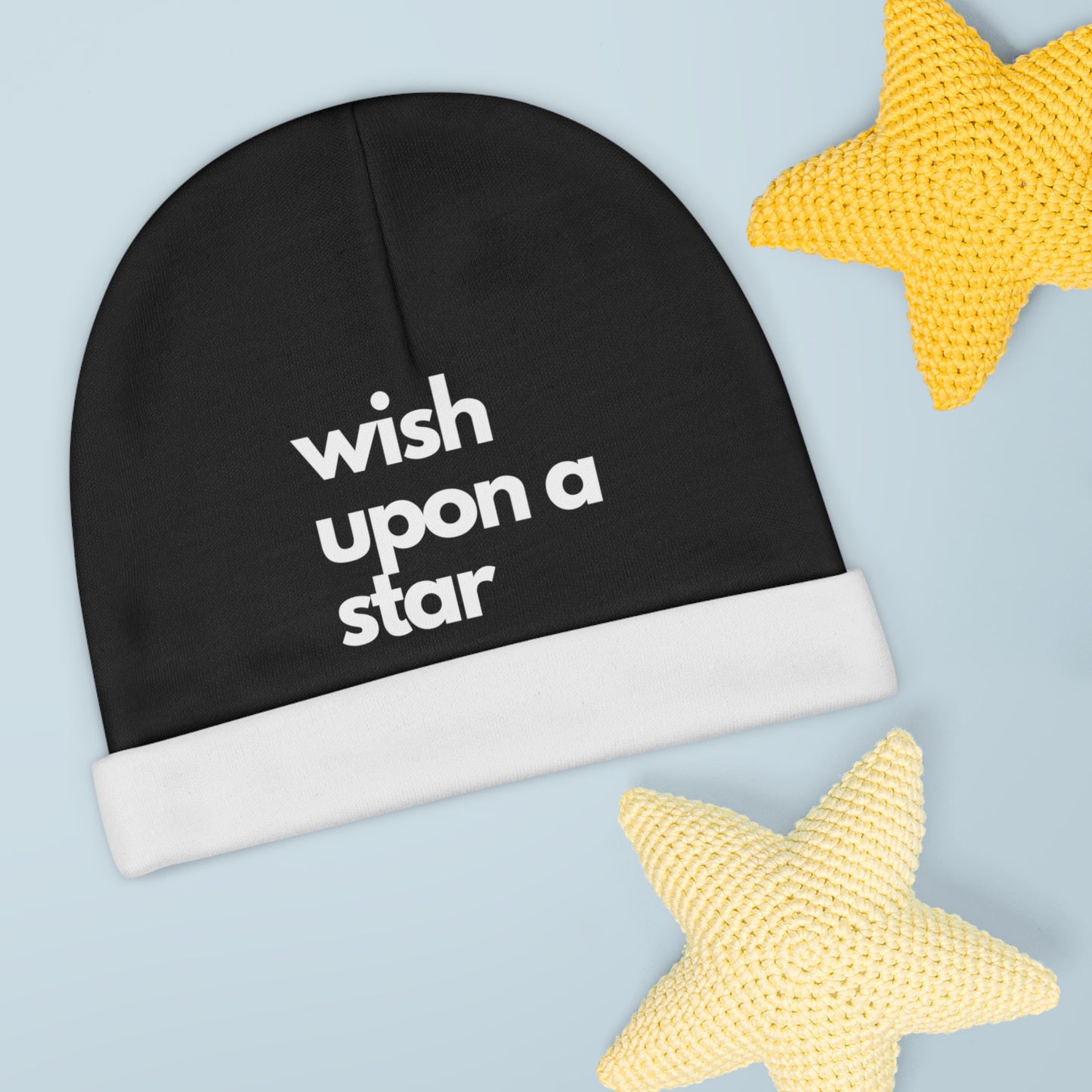 
                  
                    Wish Upon a Star Baby Beanie (AOP) | Adorable, for Cozy Cuties
                  
                