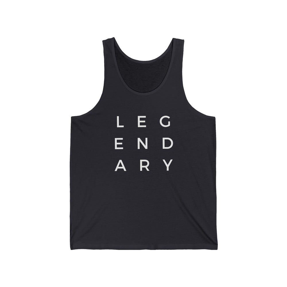 
                  
                    Legendary Black Jersey Tank | Unleash Your Inner Legend
                  
                