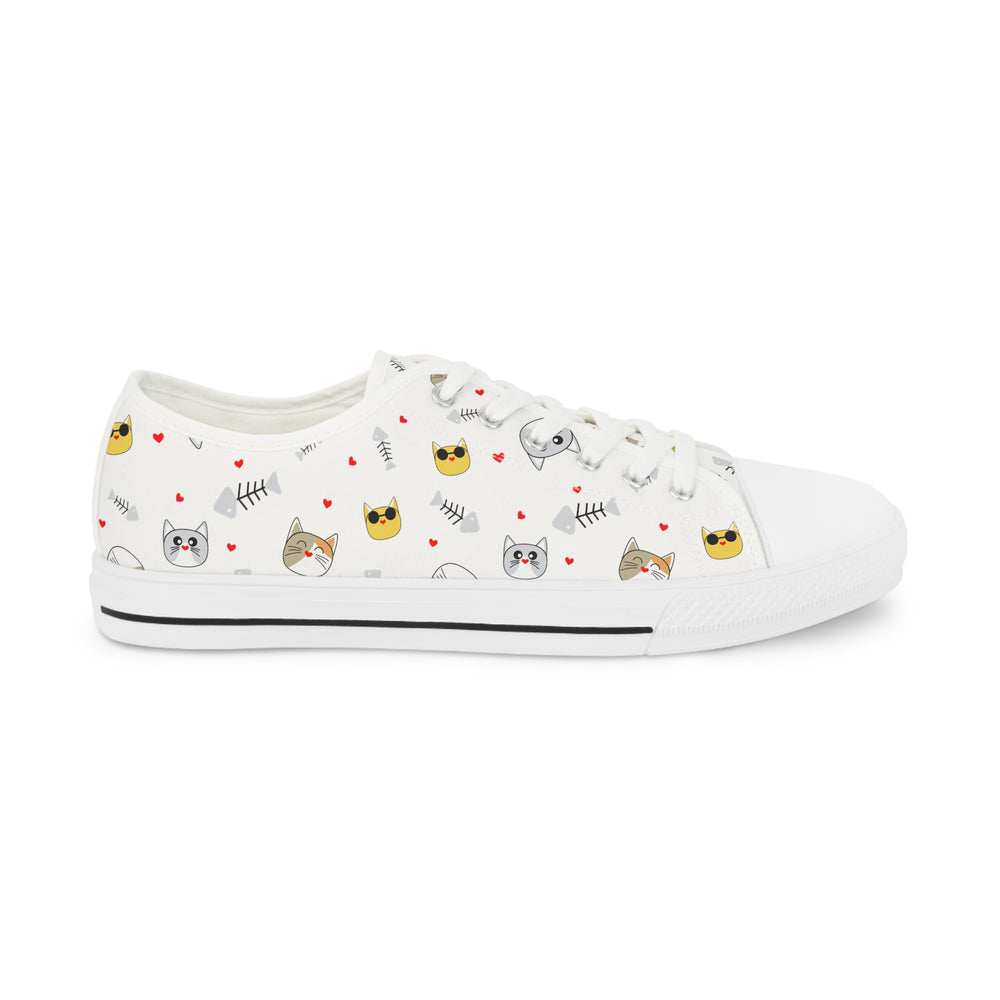 Colorful Cartoon Men's Low Top Sneakers | Fun and Stylish Footwear