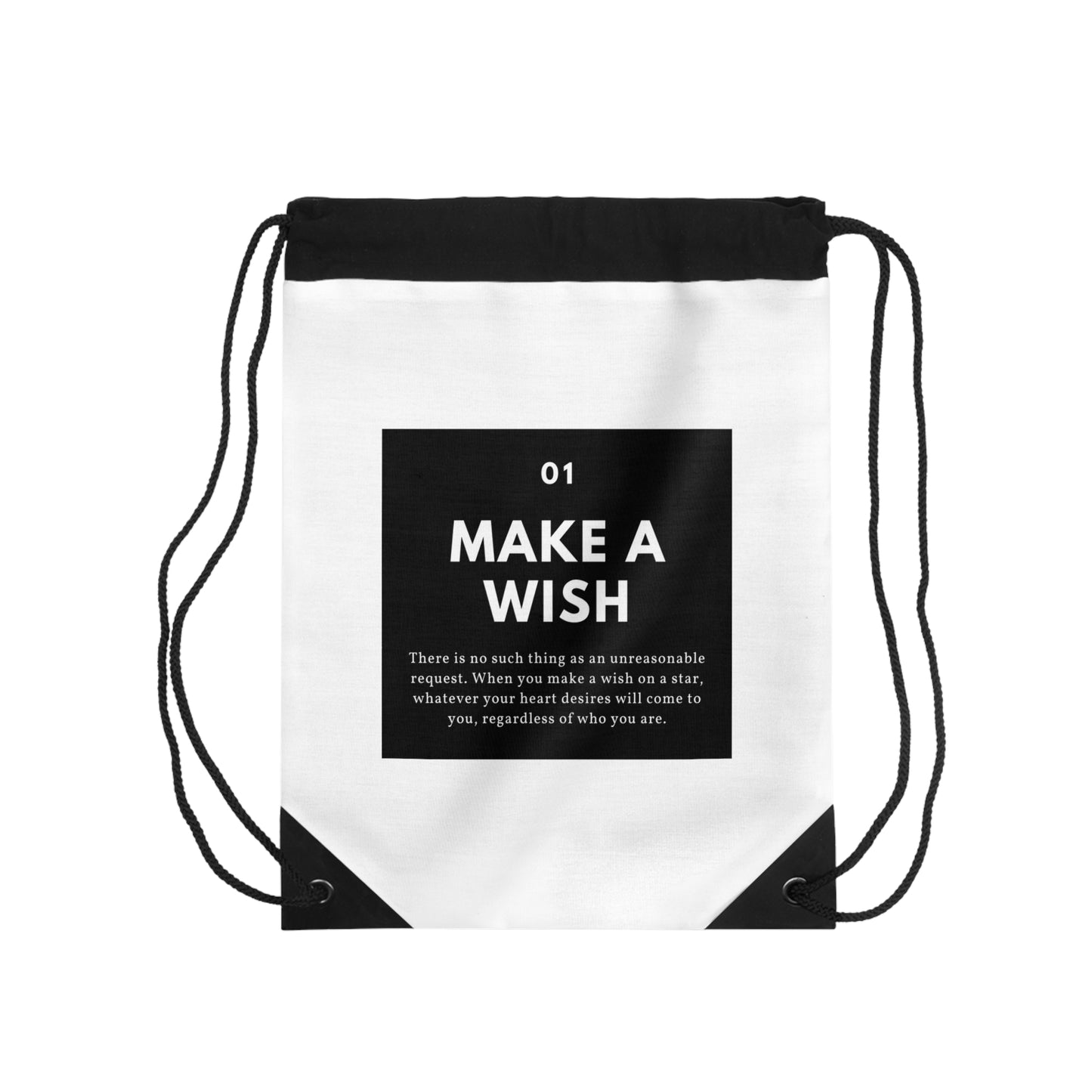
                  
                    Make A Wish Drawstring Bag | Lightweight, Versatile Tote for Daily Use
                  
                
