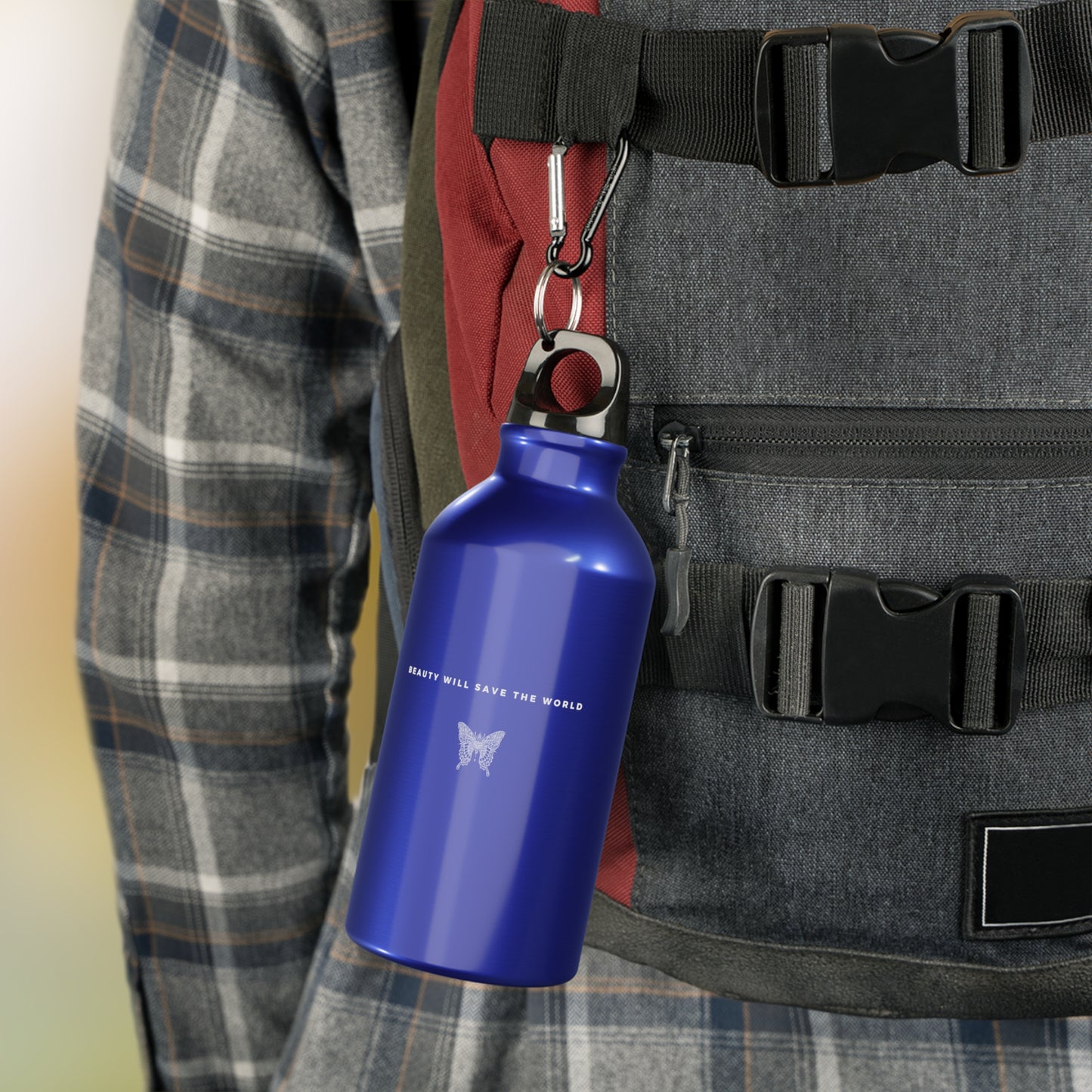 
                  
                    Light Blue Oregon Sport Bottle | Butterfly Print, Durable & BPA-Free
                  
                