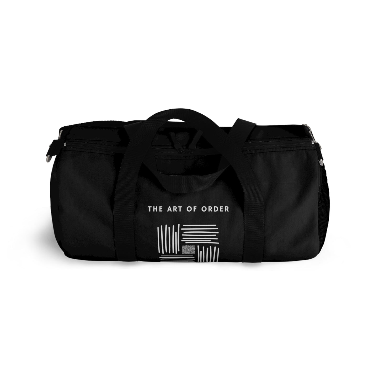 
                  
                    Black Duffel Bag with Print | Motivational Print
                  
                
