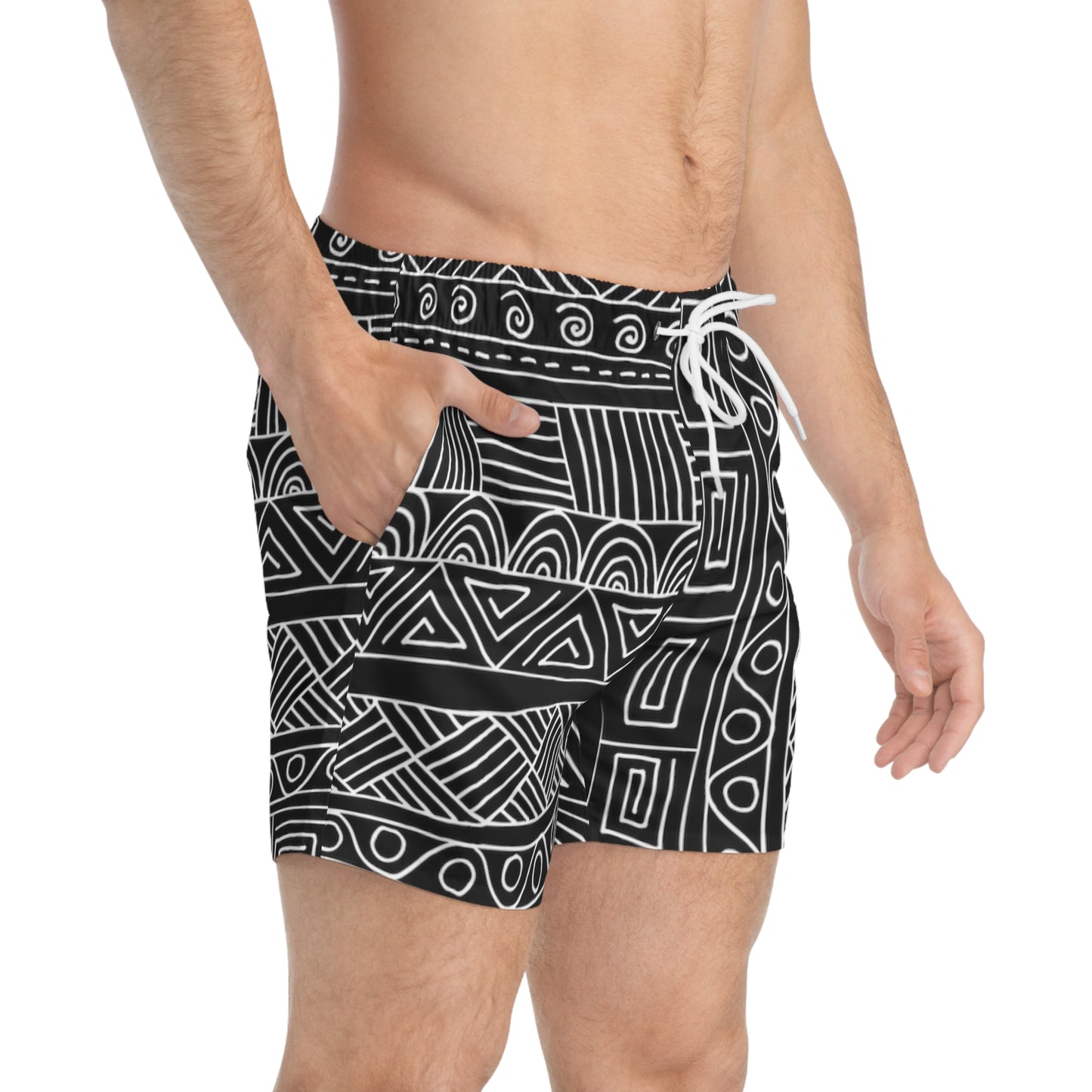 
                  
                    Dark Swim Trunks (AOP) | Stylish and Comfortable Swimwear
                  
                