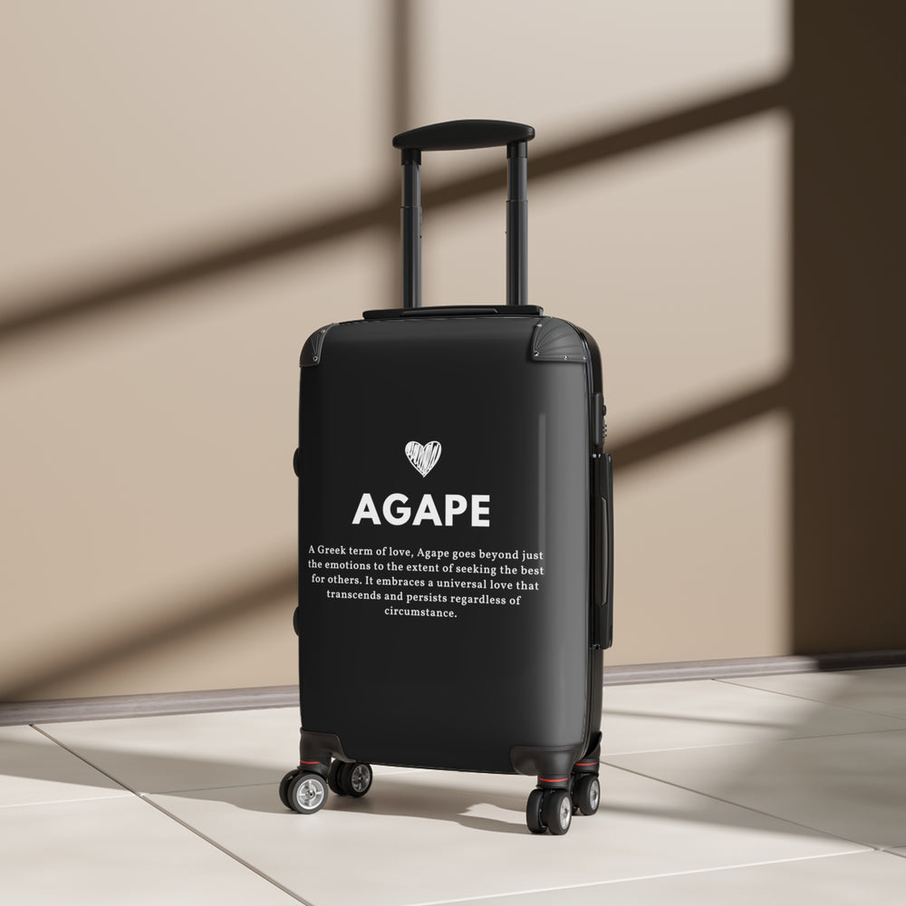 
                  
                    Agape Black Suitcase | Stylish Luggage Symbolizing Love (Ancient Greek Meaning)
                  
                