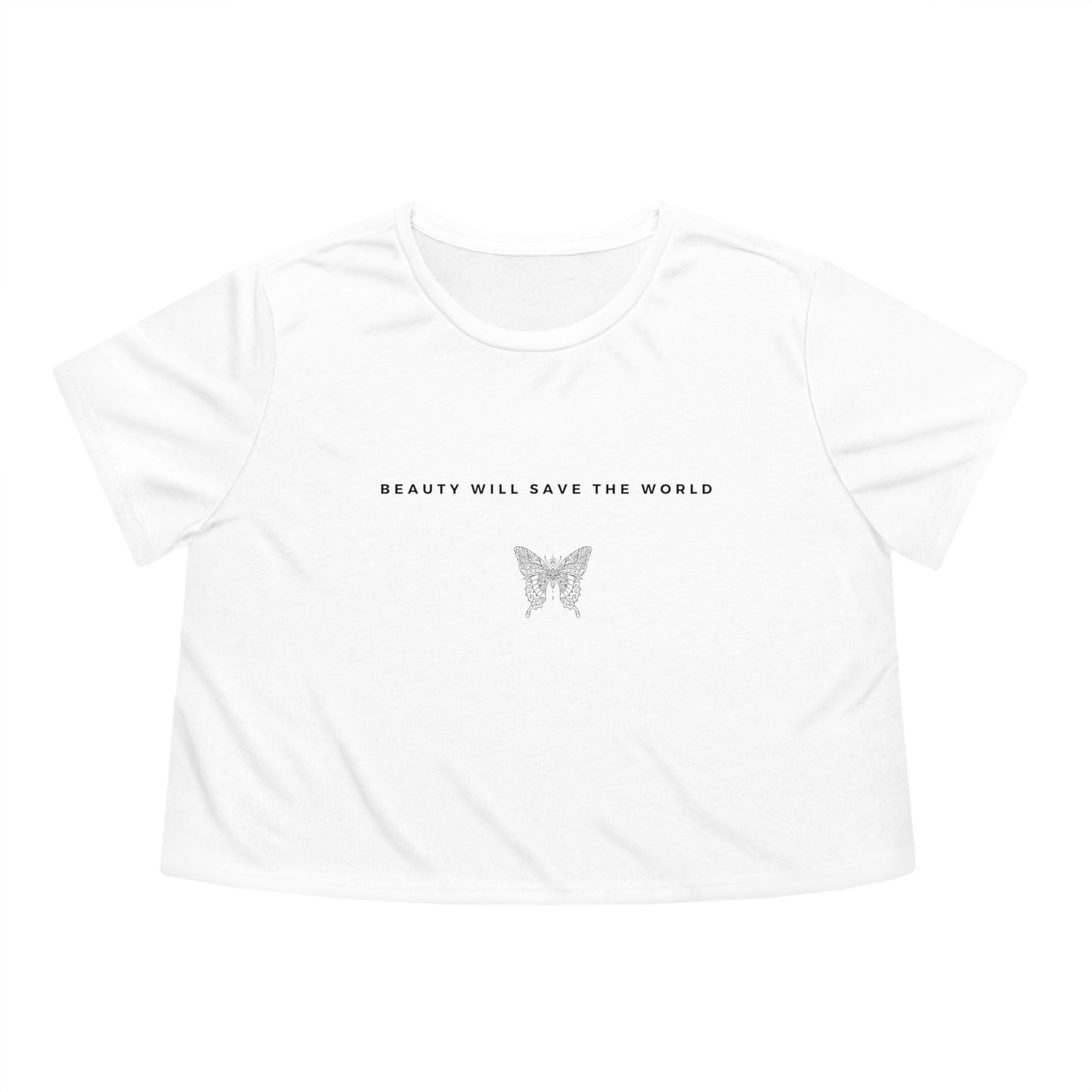 
                  
                    Butterfly Women's Flowy Cropped Tee
                  
                