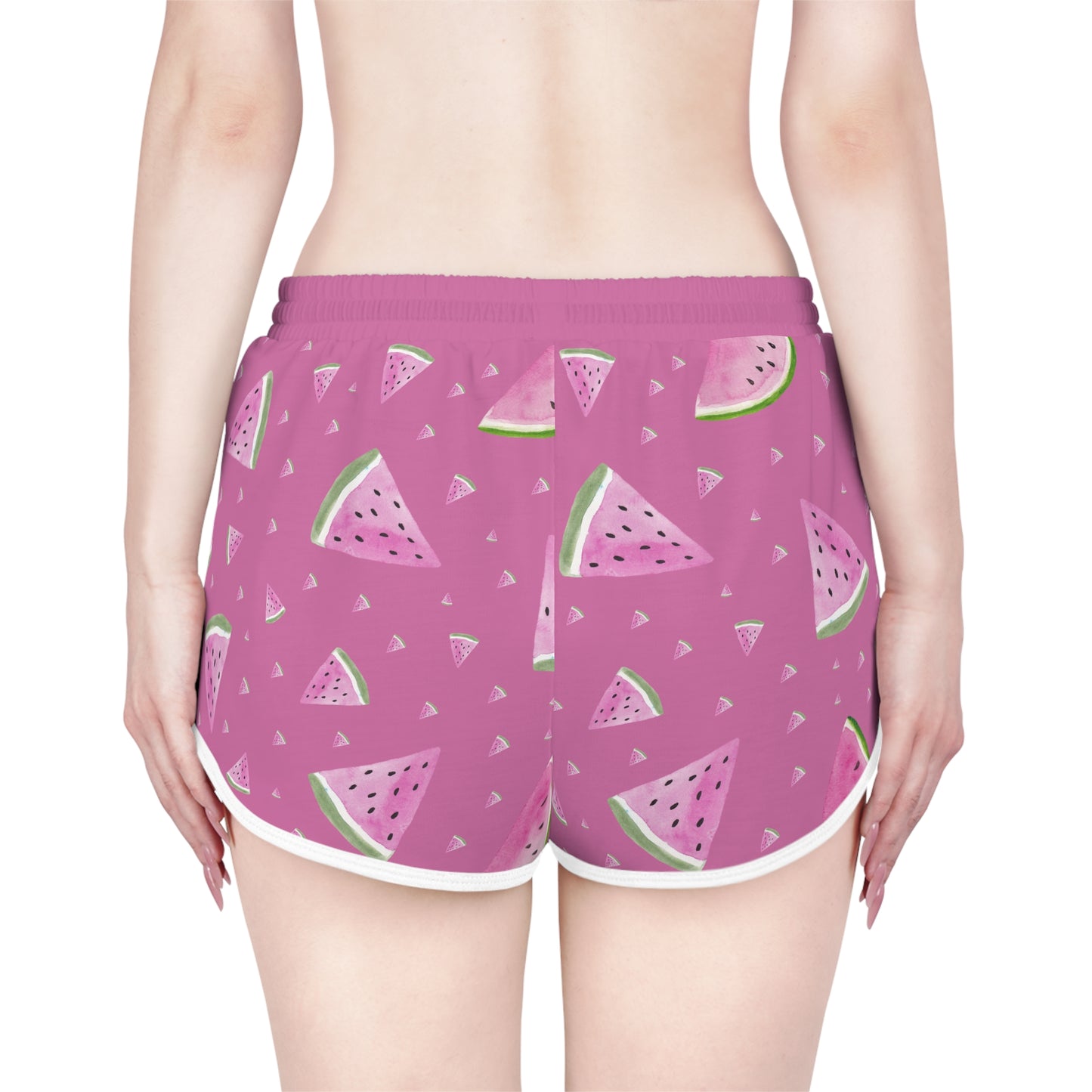 
                  
                    Pink Watermelon Relaxed Shorts (AOP) | Fun All-Over Print for Style
                  
                
