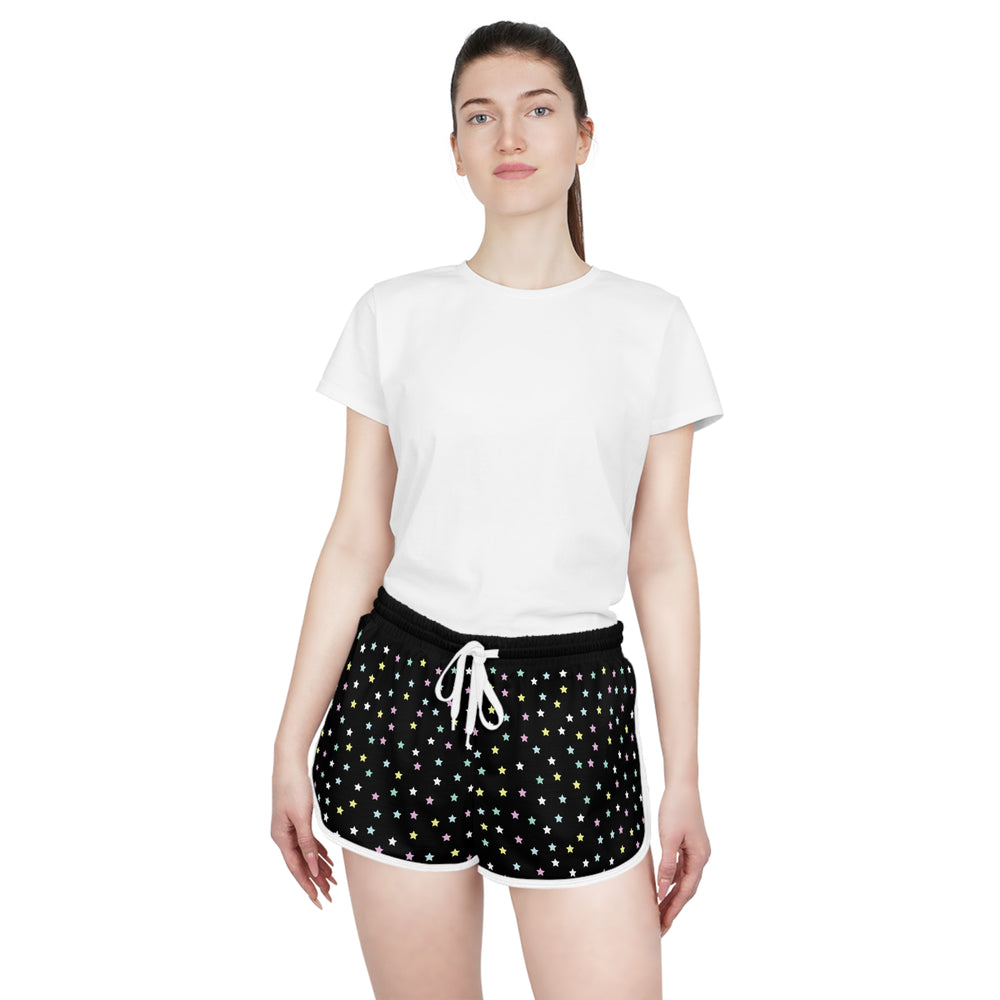 
                  
                    Colorful Stars Relaxed Shorts (AOP) | Fun Summer Style
                  
                