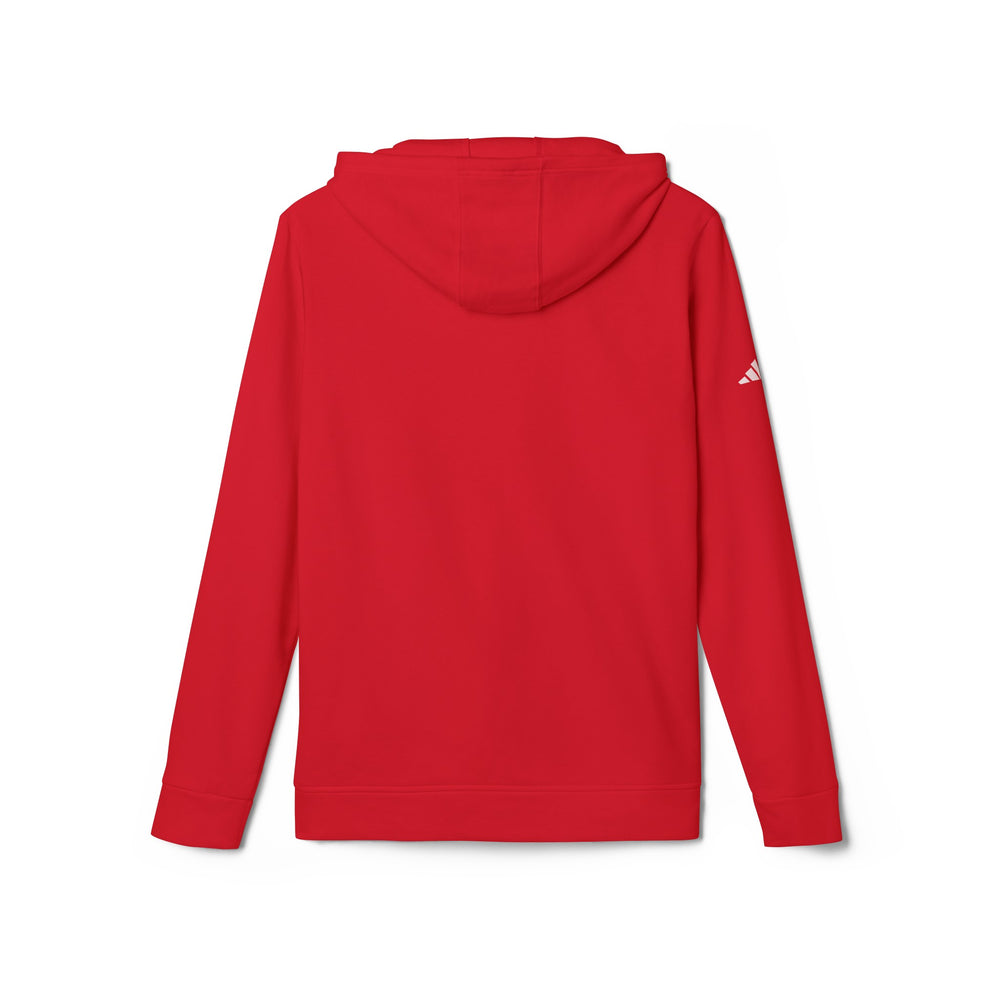 
                  
                    adidas® Red Unisex Fleece Hoodie | Cozy & Stylish Recycled Fabric Sweatshirt
                  
                