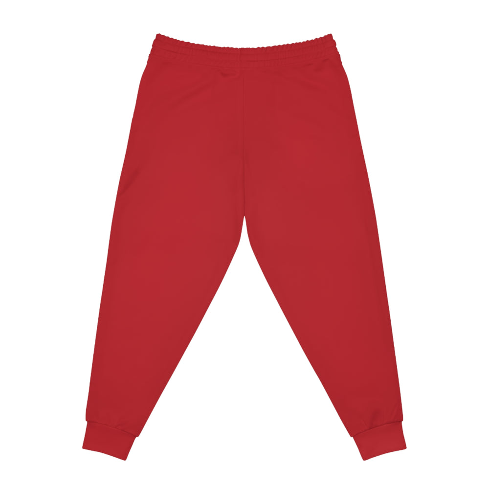 
                  
                    Phoebo Red Athletic Joggers | Comfortable Performance Wear
                  
                