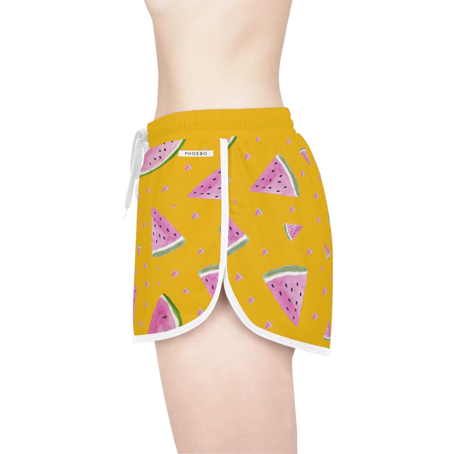 
                  
                    Yellow Watermelon Print Relaxed Shorts (AOP) | Funky Print
                  
                