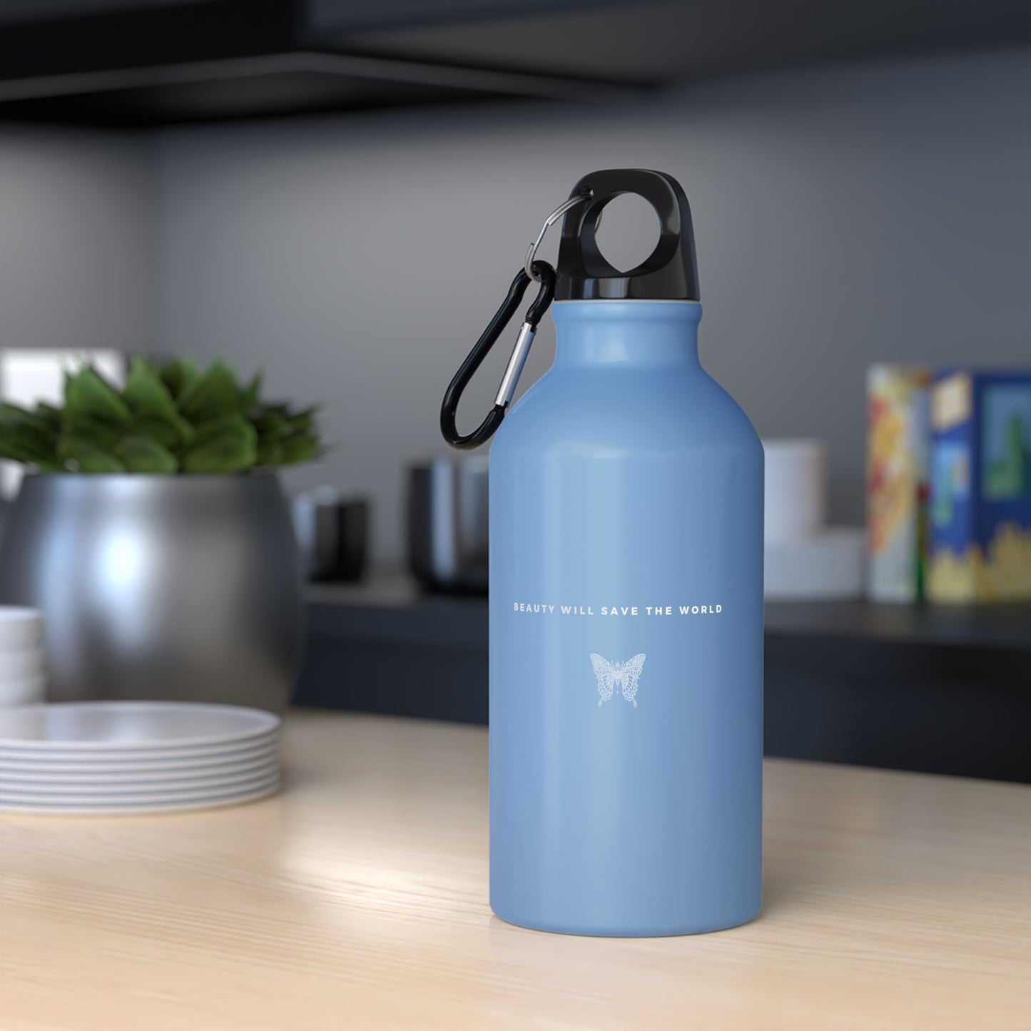 
                  
                    Light Blue Oregon Sport Bottle | Butterfly Print, Durable & BPA-Free
                  
                