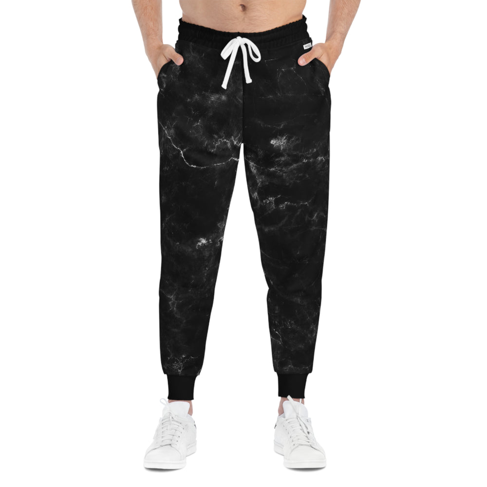 
                  
                    Edgy Black Athletic Joggers (AOP) | Trendy All-Over Print
                  
                