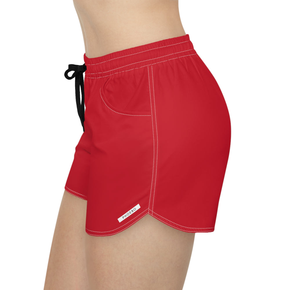 
                  
                    Vibrant Red Casual Shorts (AOP) | Eye-Catching Summer Style
                  
                