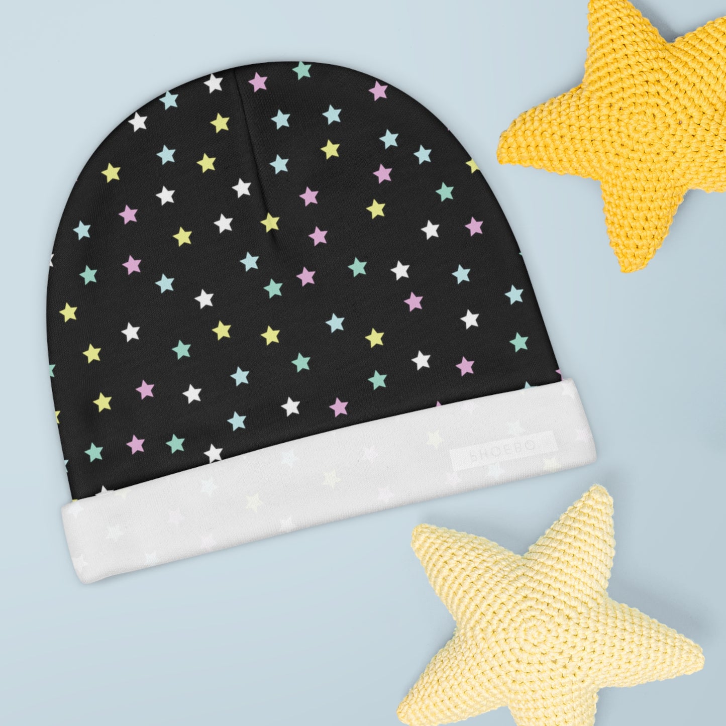 
                  
                    Colorful Stars Baby Beanie (AOP)
                  
                
