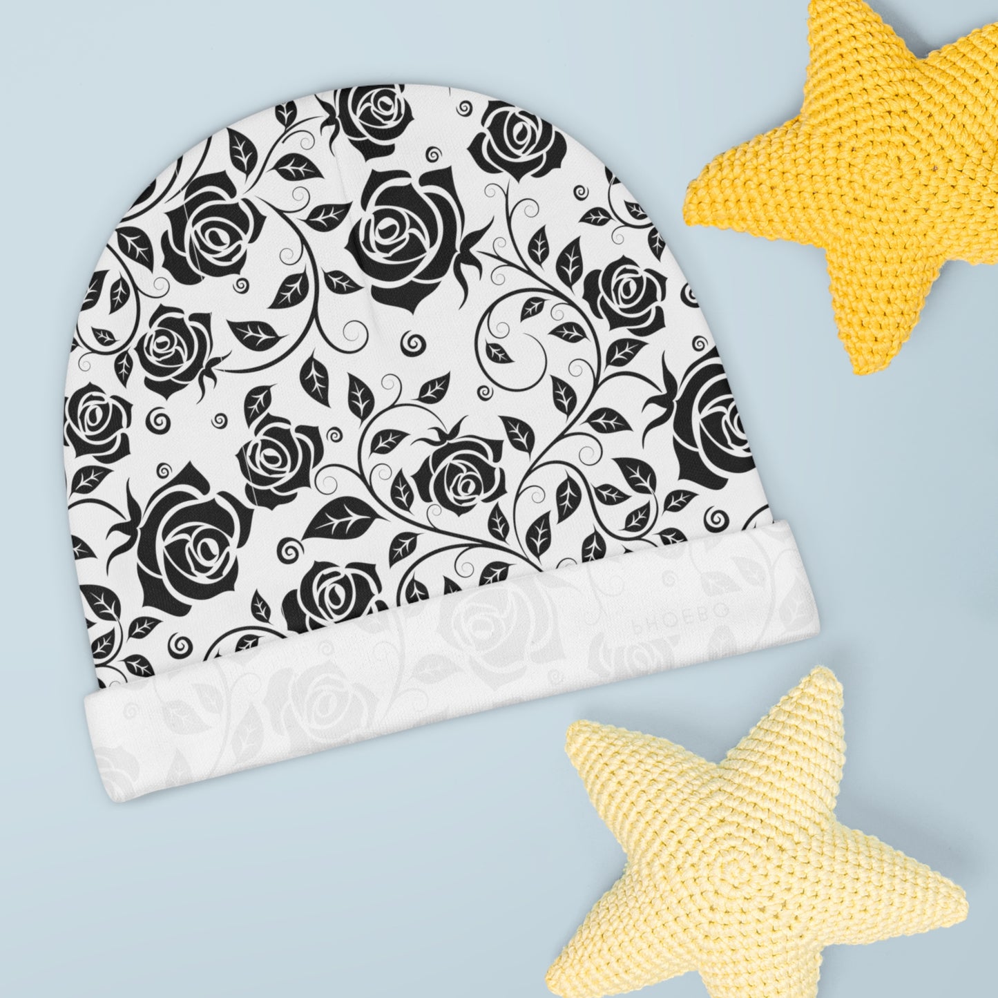 
                  
                    Floral Baby Beanie (AOP)
                  
                