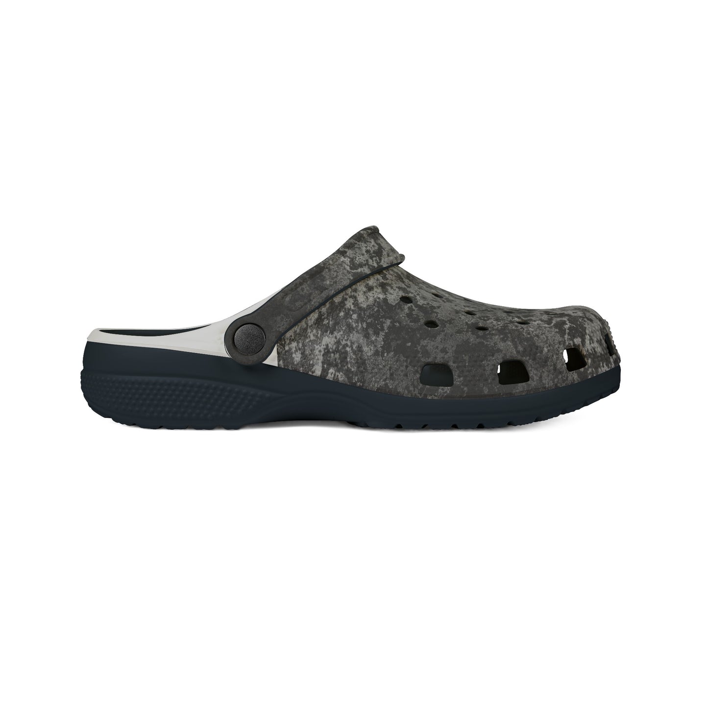 
                  
                    Distressed Grey EVA Foam Clogs  | Unique and Dazzling Footwear
                  
                