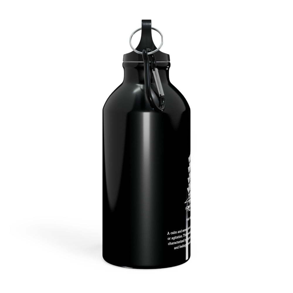 The Art Of Peace | Black Sport Bottle with Print
