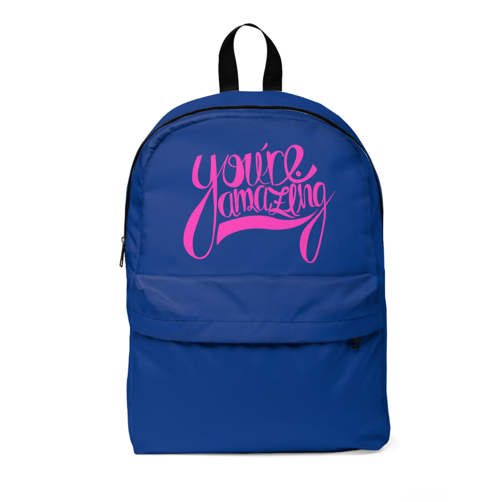 You Are Amazing - Blue Unisex Classic Backpack | Stylish and Functional Companion