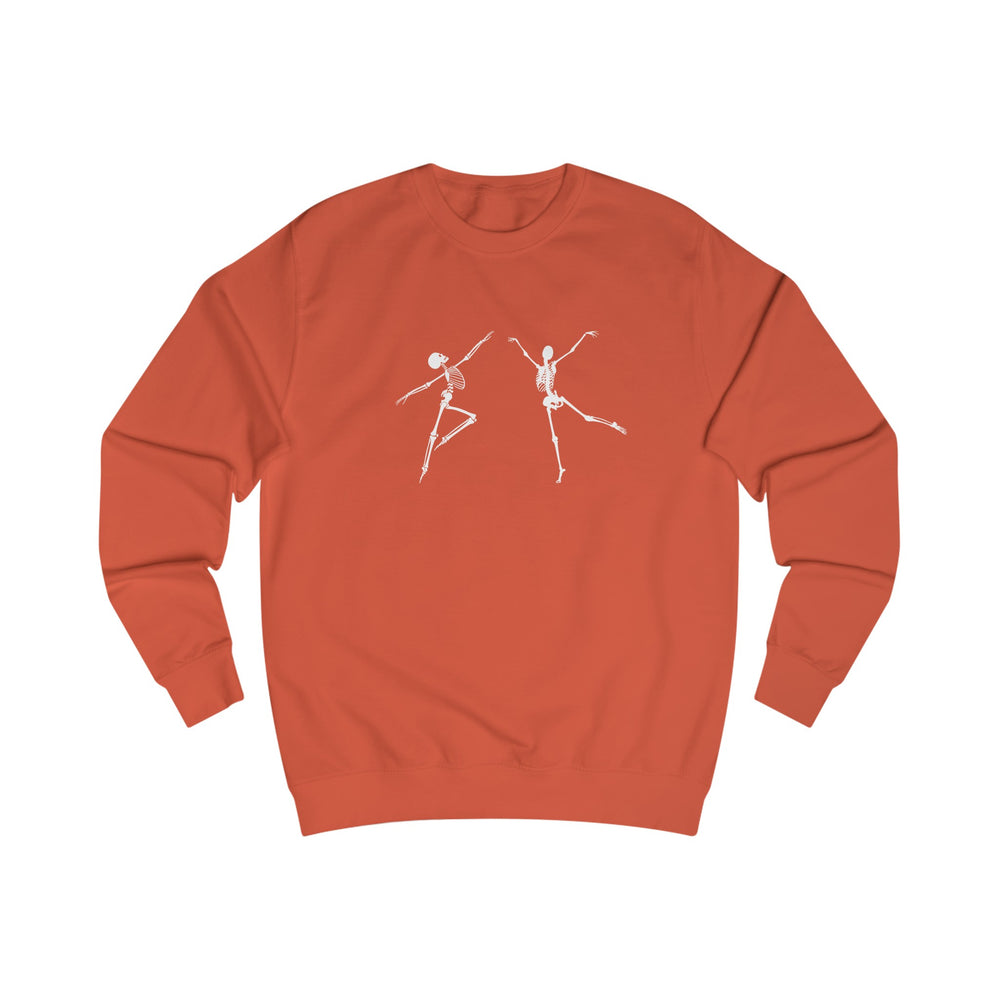 
                  
                    Vibrant Red Unisex Sweatshirt | Sweatshirt with Skeleton Print
                  
                