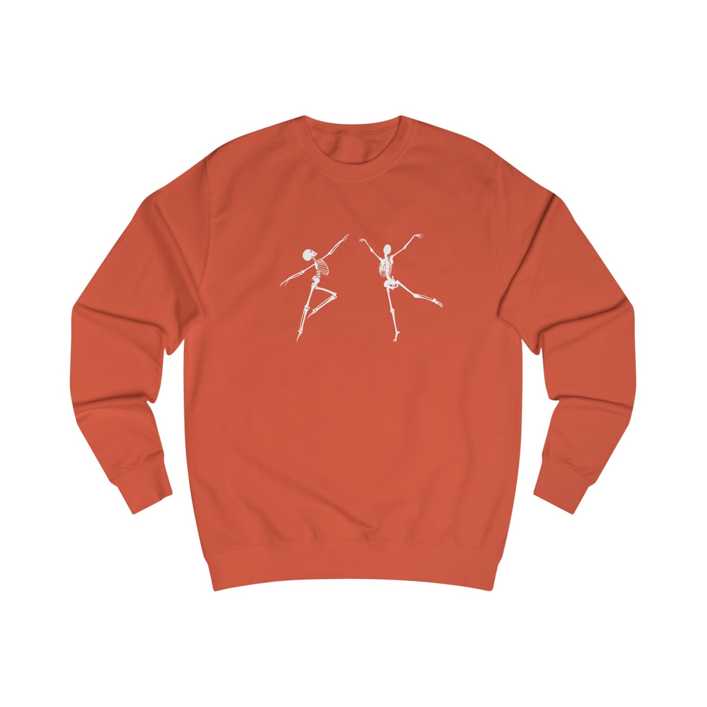 
                  
                    Vibrant Red Unisex Sweatshirt | Sweatshirt with Skeleton Print
                  
                