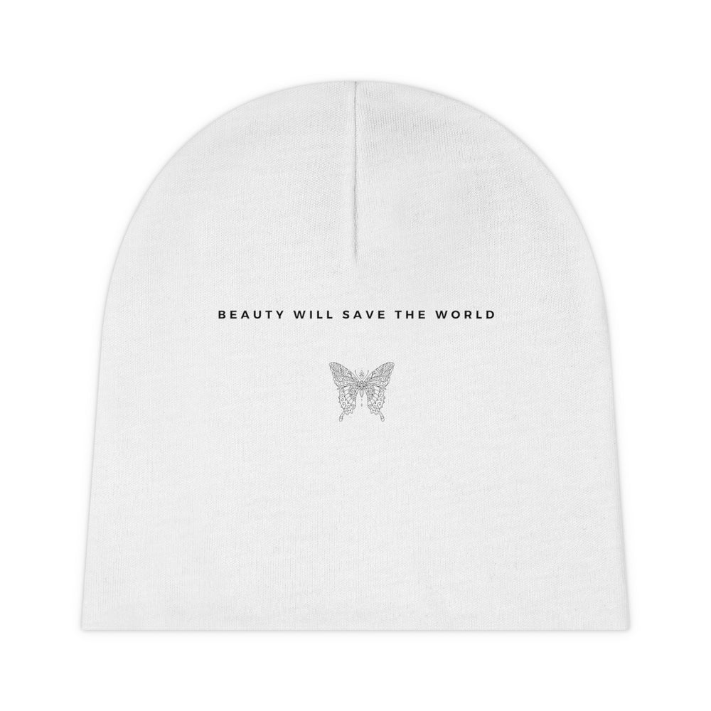 
                  
                    'Beauty Will Save The World' quote - Baby Beanie (AOP)
                  
                