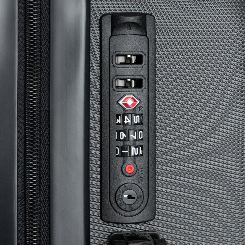 Agape Black Suitcase | Stylish Luggage Symbolizing Love (Ancient Greek Meaning)