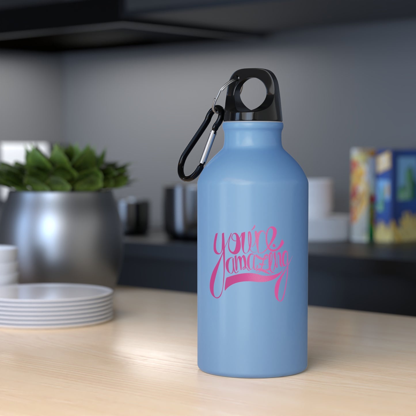 
                  
                    Neon Yellow Oregon Sport Bottle | You Are Amazing Print, Durable and BPA-Free
                  
                