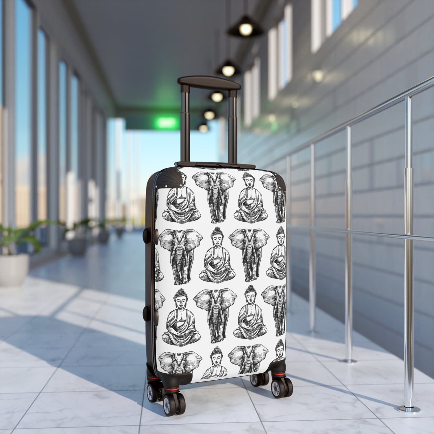 
                  
                    Phoebo Buddha Elephant Print Suitcase | Stylish Luggage for Mindful Travelers
                  
                