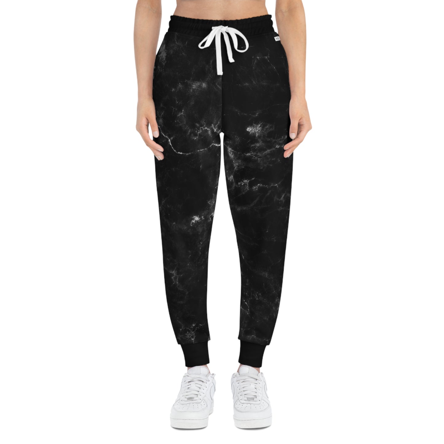 
                  
                    Edgy Black Athletic Joggers (AOP) | Trendy All-Over Print
                  
                