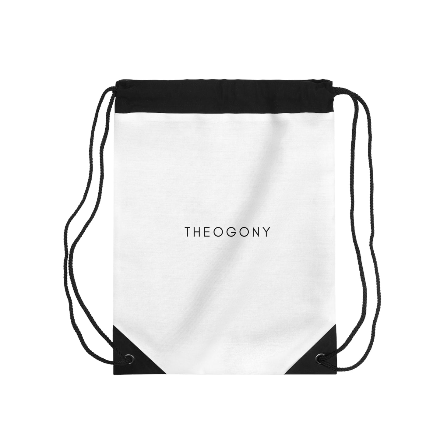 
                  
                    Theogony White Drawstring Bag | Versatile for Daily Use
                  
                