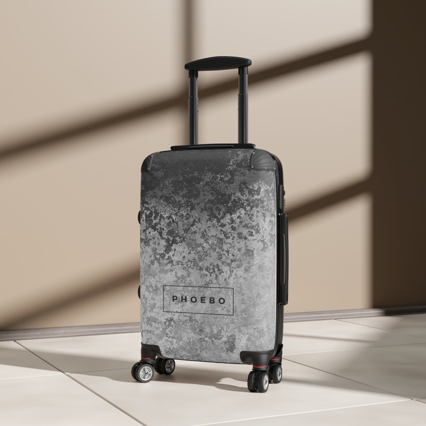 
                  
                    Grey Print Suitcase | Phoebo Print
                  
                