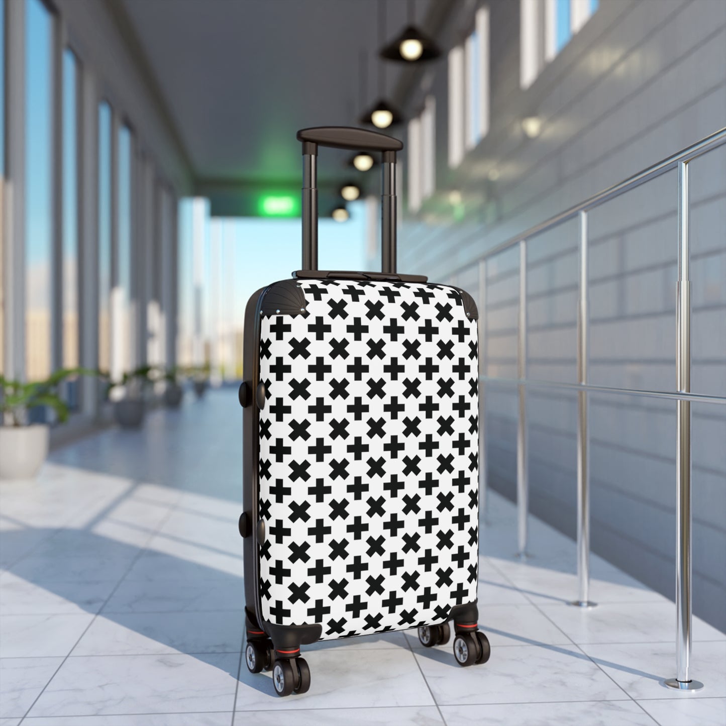 
                  
                    Black Cross Suitcase | Sleek and Durable Luggage for Stylish Adventures
                  
                