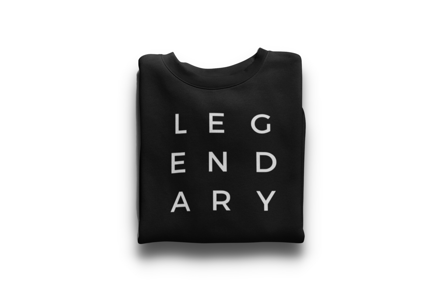 
                  
                    Phoebo Legendary Organic Sweatshirt | Cross, Skull, Fish, and Shell Print
                  
                