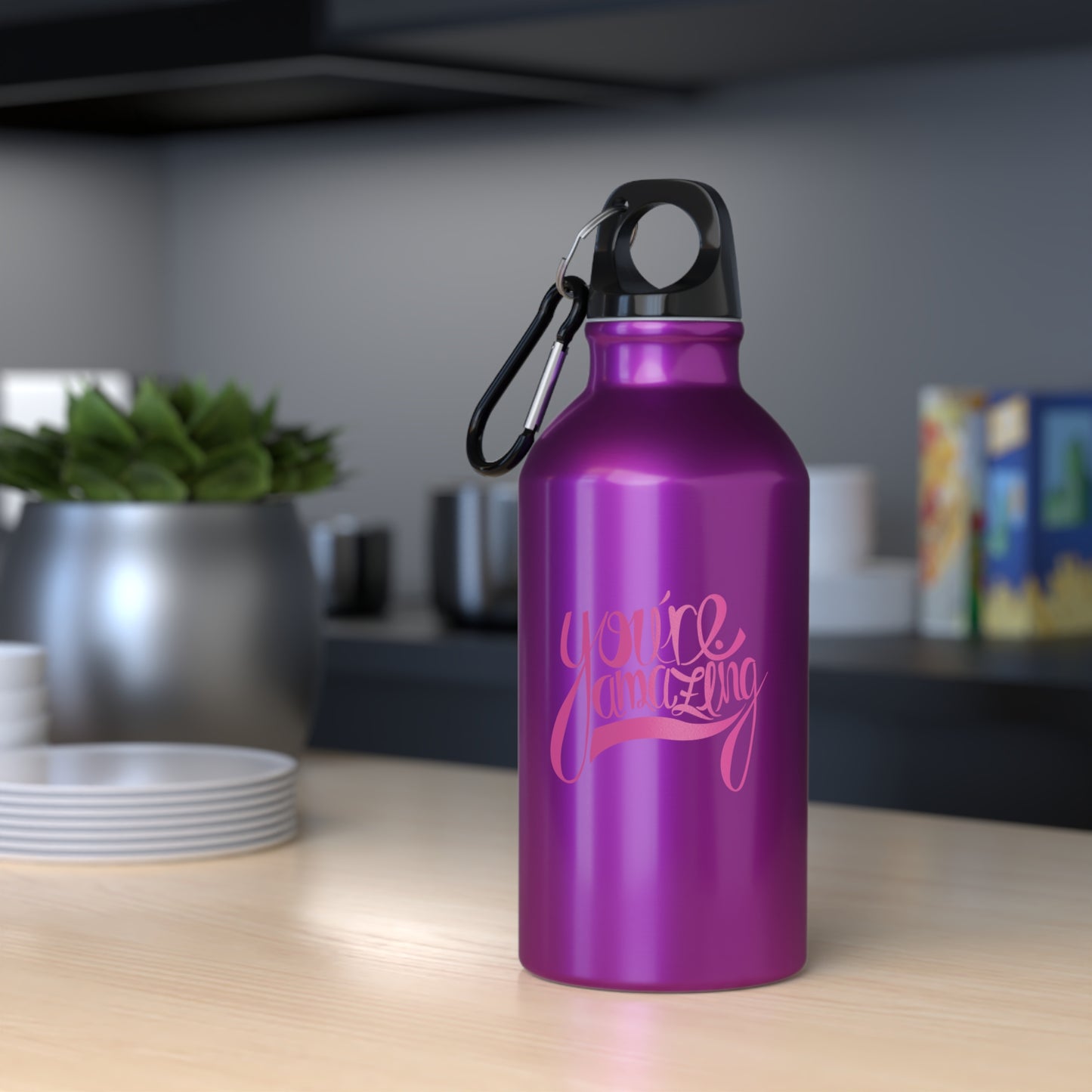 
                  
                    Neon Yellow Oregon Sport Bottle | You Are Amazing Print, Durable and BPA-Free
                  
                