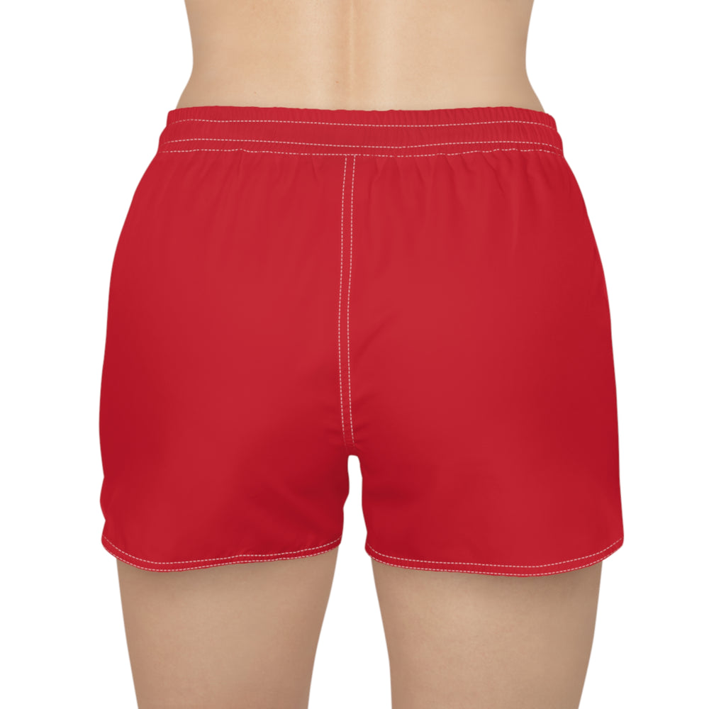 
                  
                    Vibrant Red Casual Shorts (AOP) | Eye-Catching Summer Style
                  
                