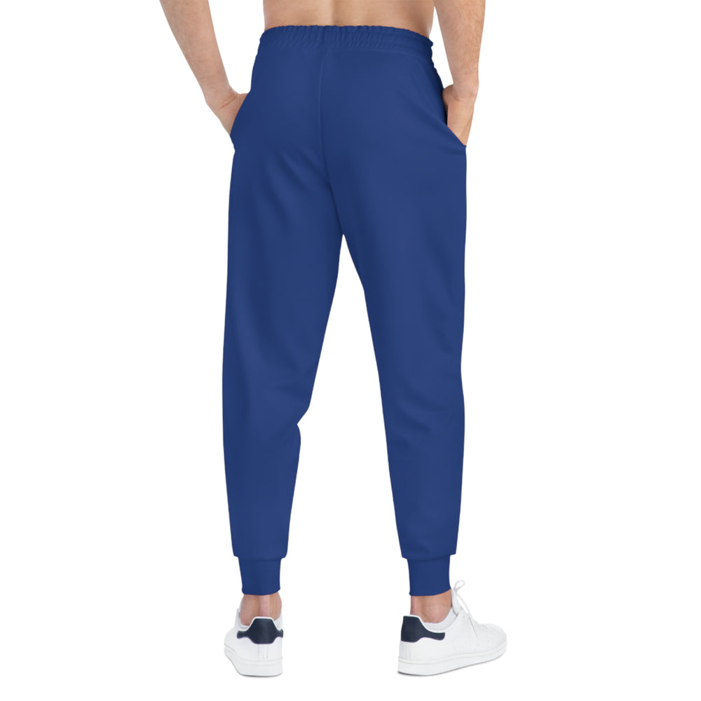 
                  
                    Phoebo Blue Athletic Joggers (AOP) | Activewear for Performance and Style
                  
                