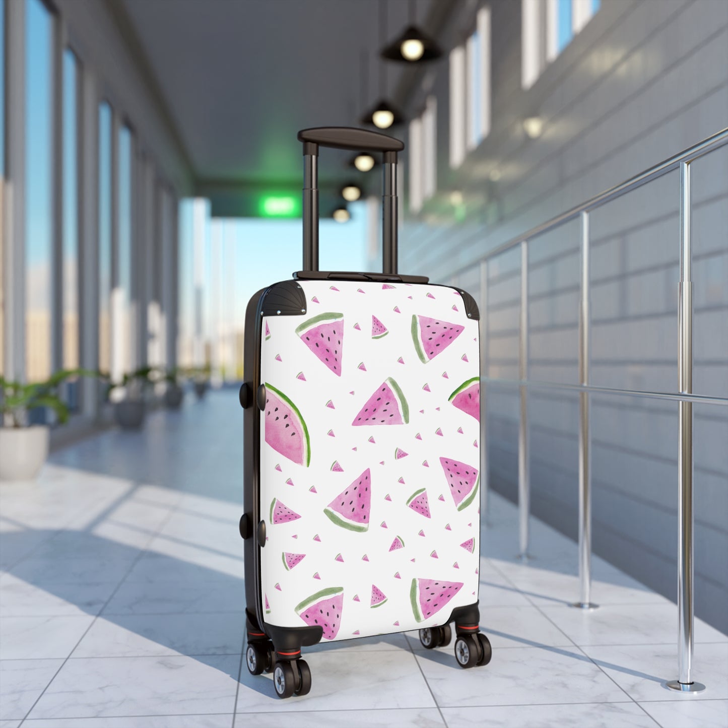 
                  
                    Watermelon Print White Suitcase | Fun & Stylish Luggage
                  
                