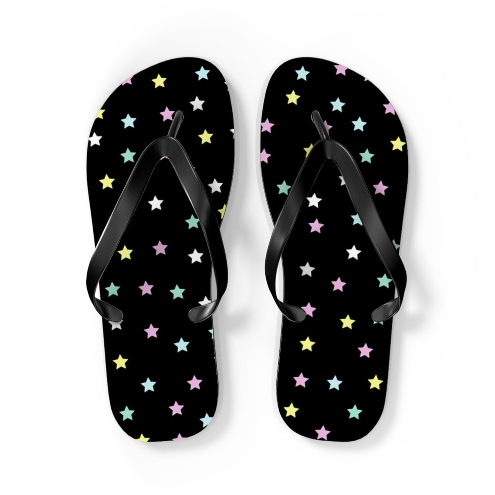 Colorful Stars Flip Flops