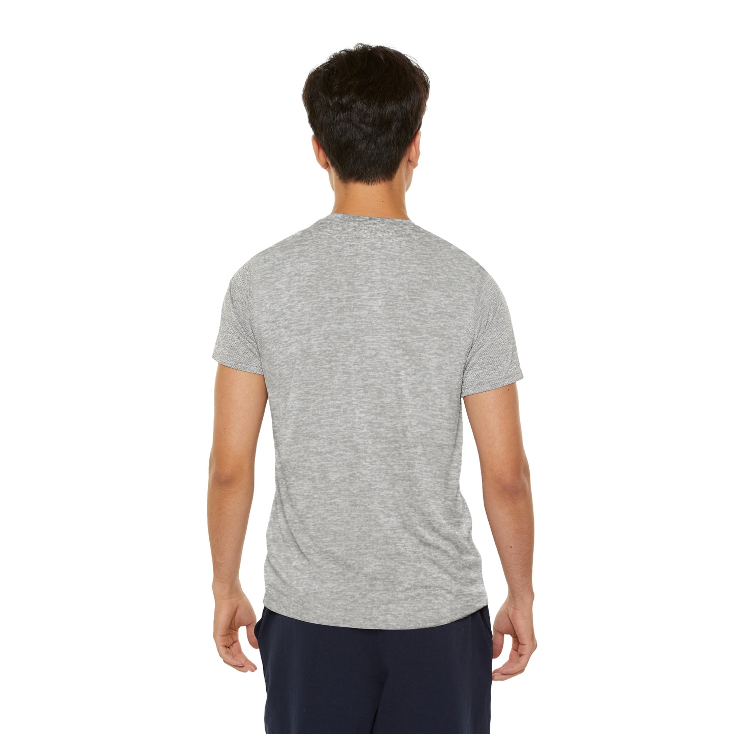 
                  
                    Men's Coral & Green Sports T-Shirt | Breathable Fabric for Active Performance
                  
                