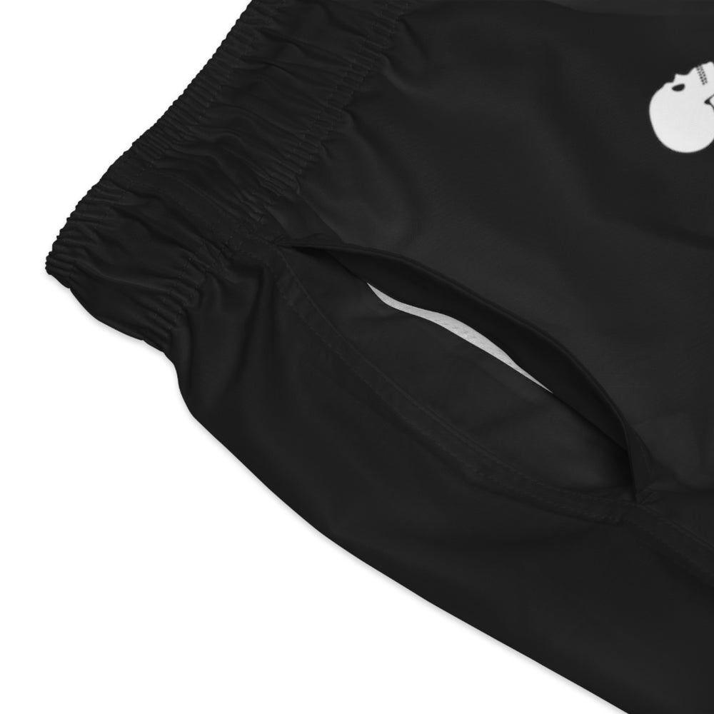 
                  
                    Black Swim Trunks (AOP) | With Skeleton Print
                  
                