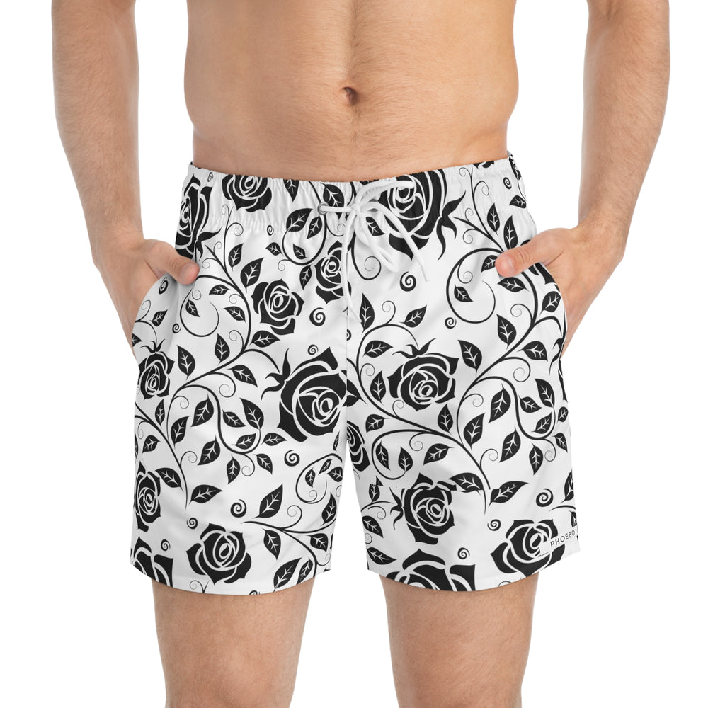 Floral Men's Swim Trunks (AOP) | Dive Into Summer Style