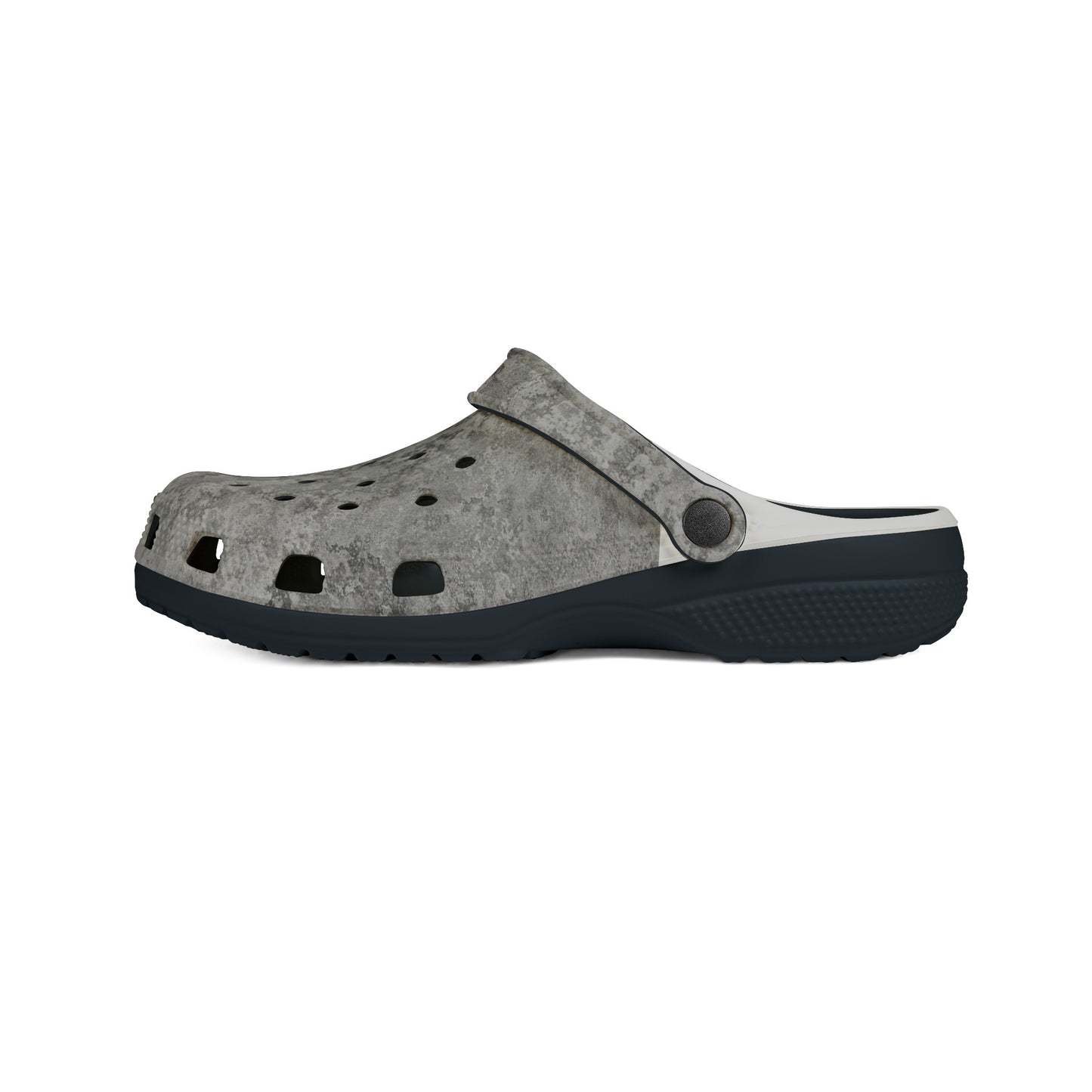 
                  
                    Distressed Grey EVA Foam Clogs  | Unique and Dazzling Footwear
                  
                