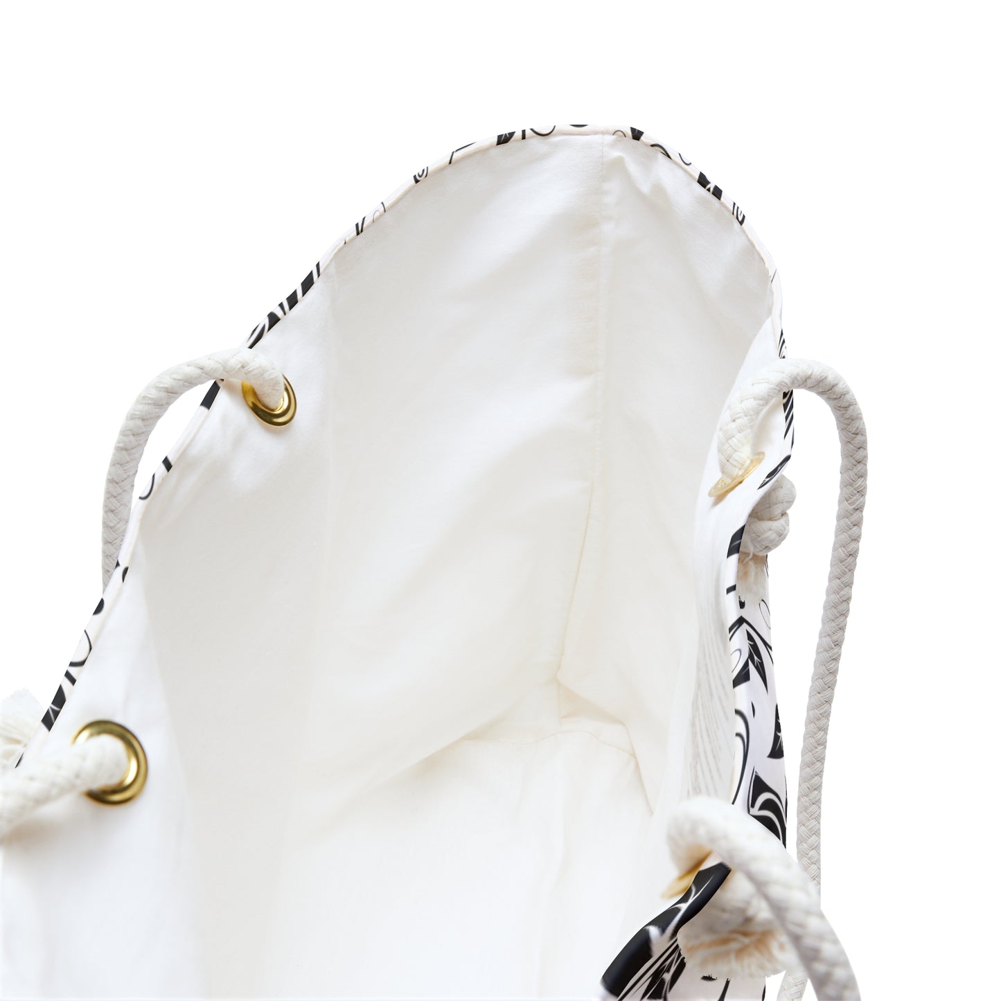 
                  
                    Floral Weekender Bag | Black & White Print
                  
                